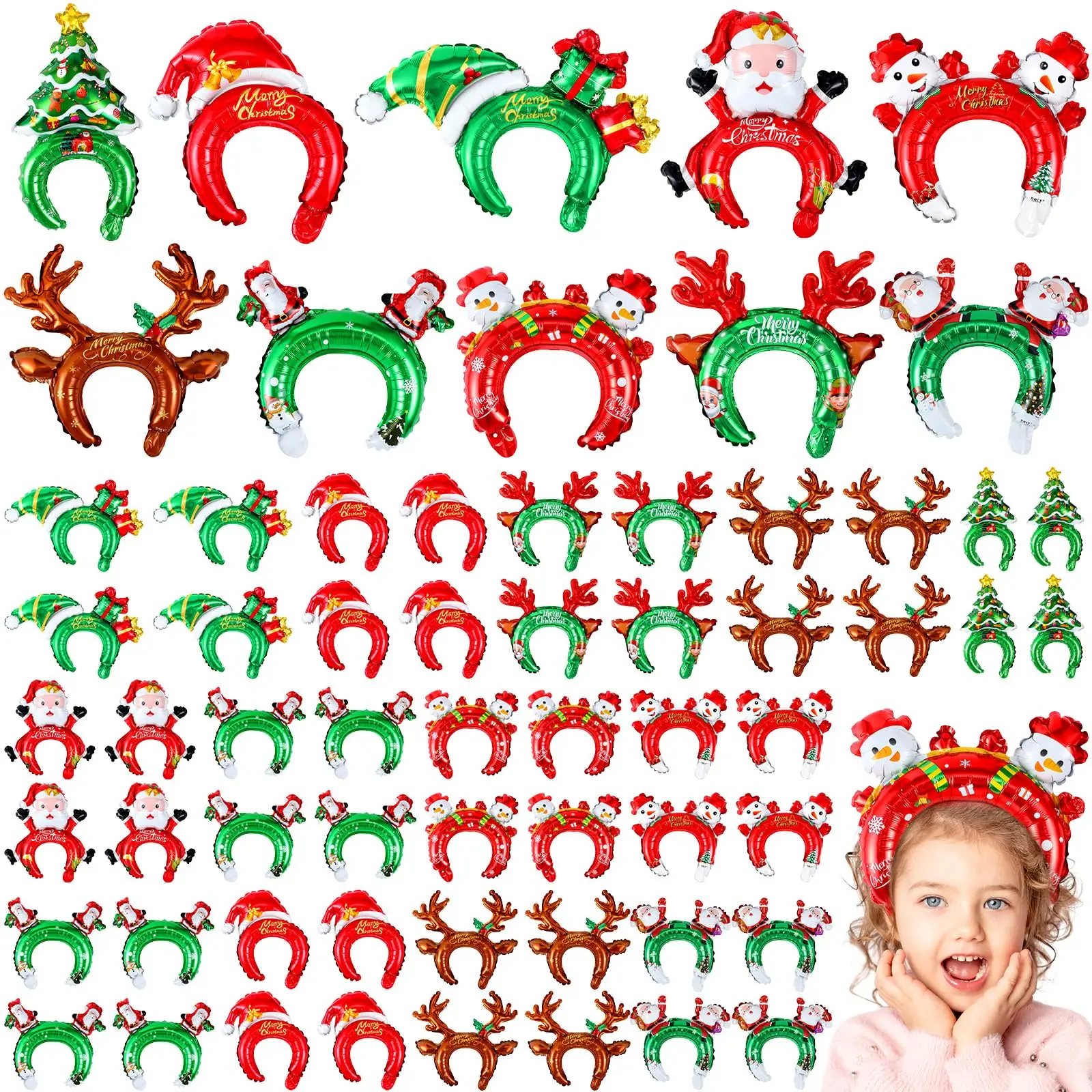 Christmas Inflatable Headbands – Reindeer Antlers Headband Bewertung und Preis