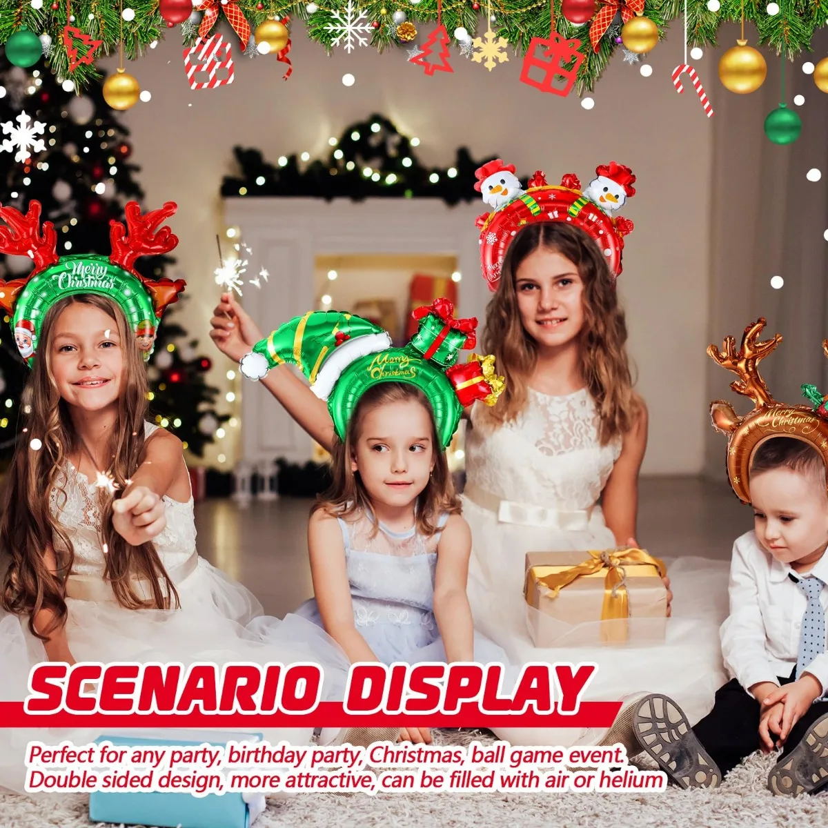 Christmas Inflatable Headbands – Reindeer Antlers Headband Bewertung und Preis