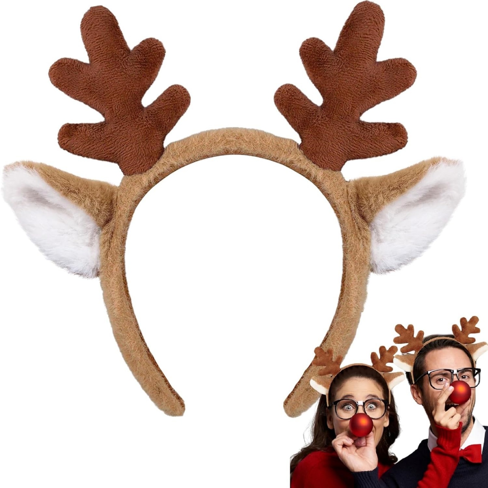 1PC Christmas Reindeer Antlers – Reindeer Antlers Headband Bewertung und Preis