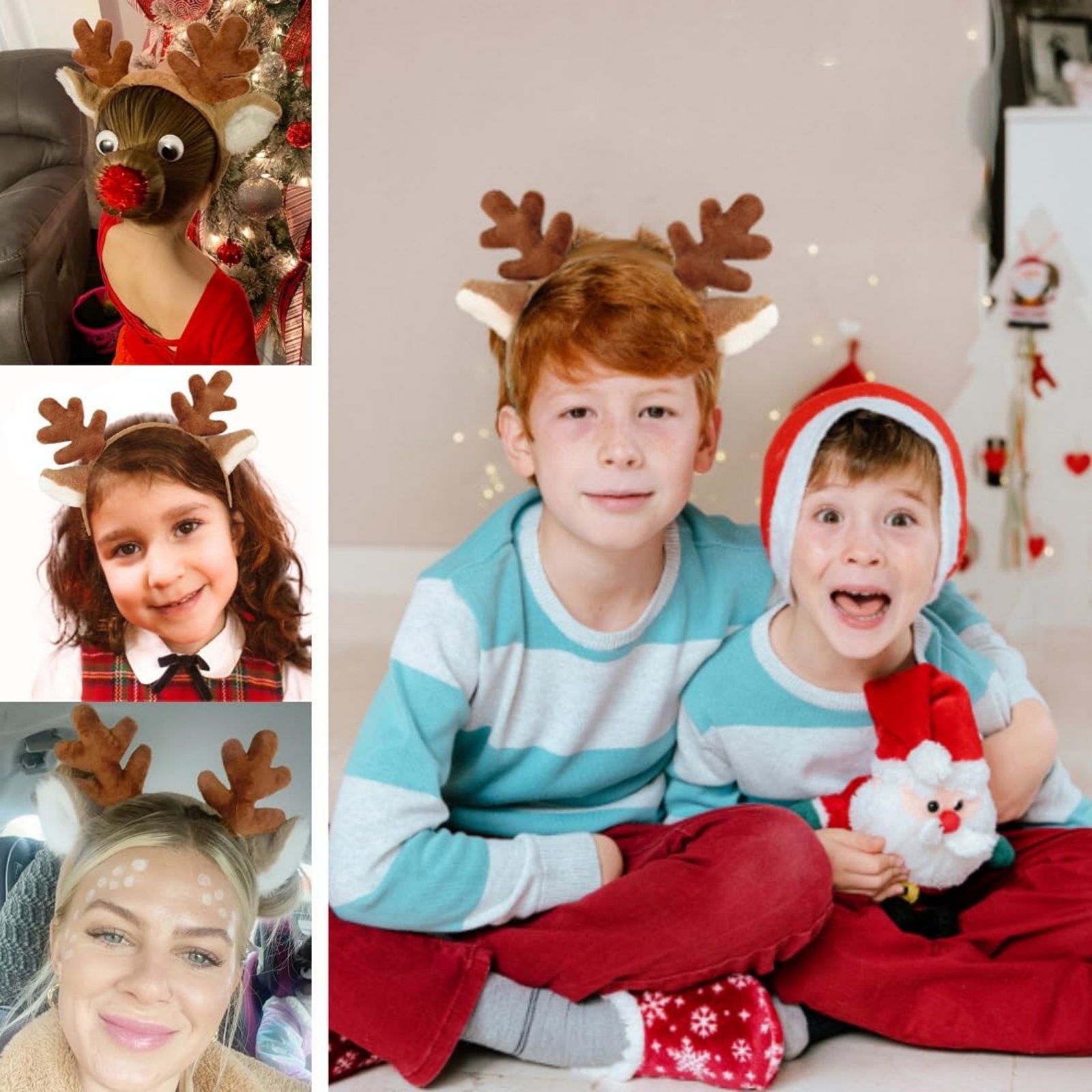 1PC Christmas Reindeer Antlers – Reindeer Antlers Headband Bewertung und Preis