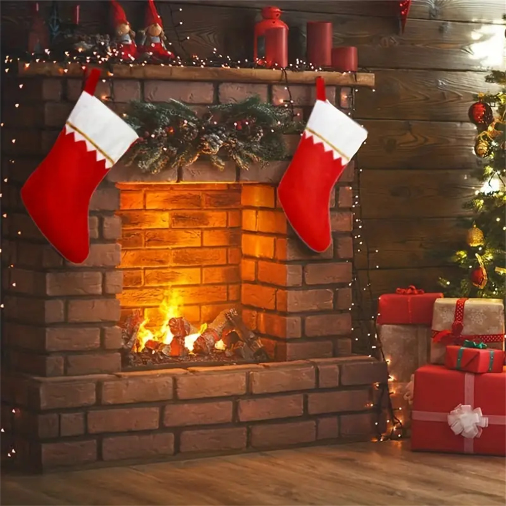 12pcs Red Felt Christmas Stock – Christmas Stocking Hanging Bewertung und Preis