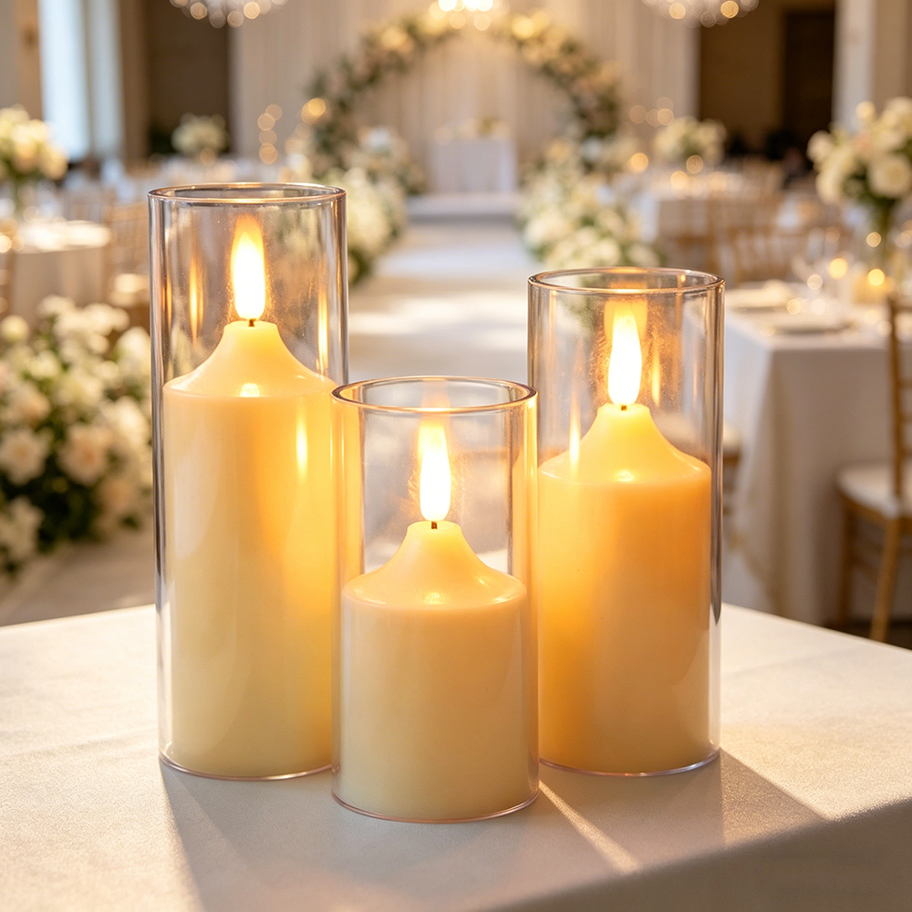 3pcs/ Set LED Flameless Flicke – Holiday Candle Set Bewertung und Preis
