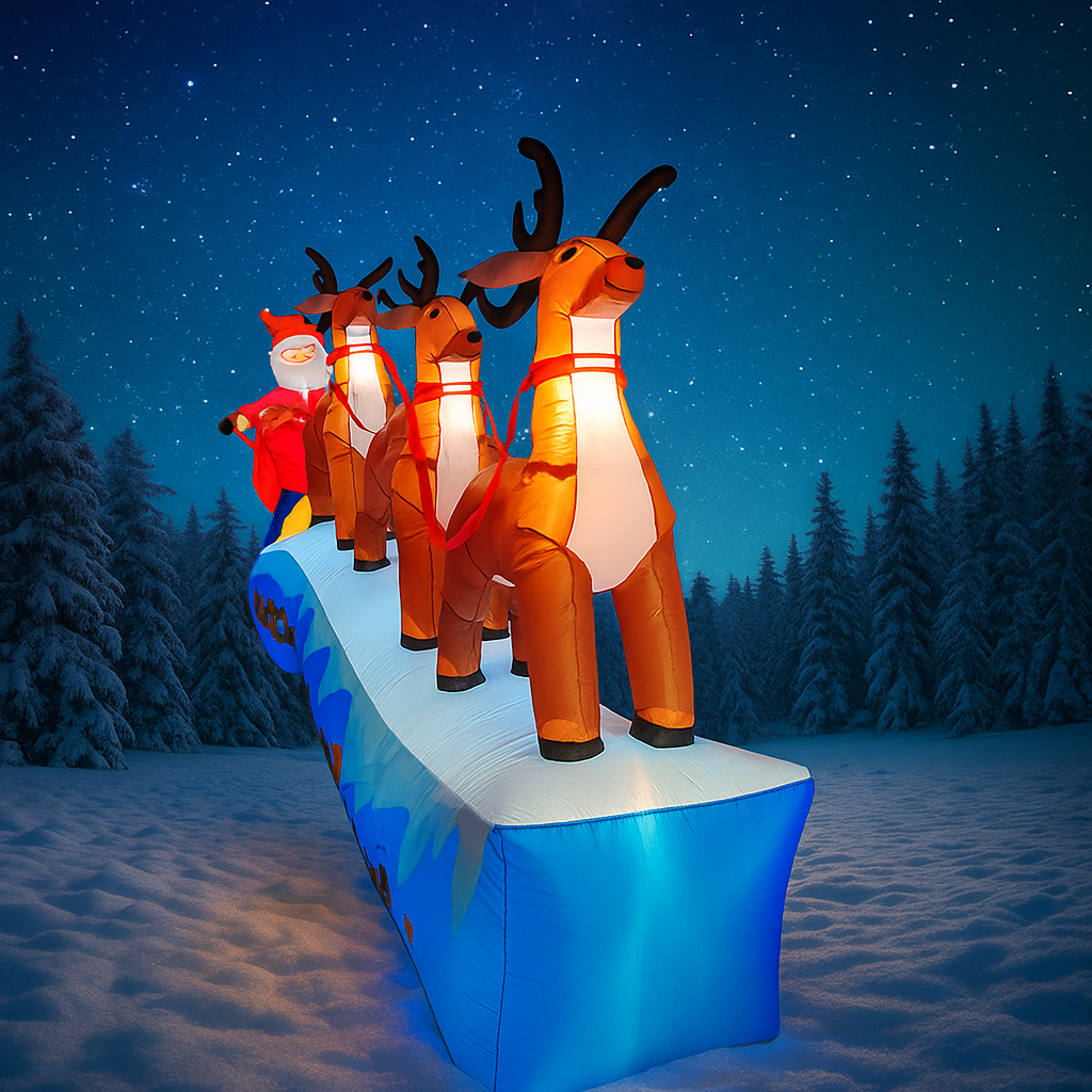11.8FT Santa Claus Reindeer Sl – Christmas Lights Outdoor Bewertung und Preis