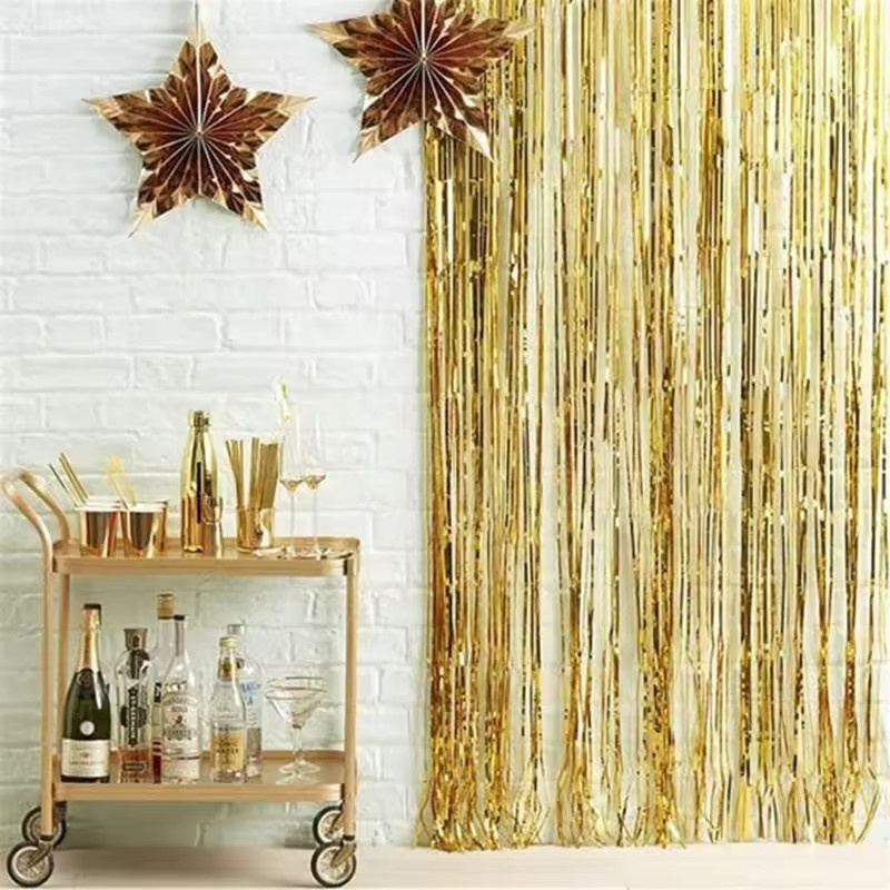 1/2/3Pack Glitter Party Backdr – Tinsel Garland Decoration Bewertung und Preis