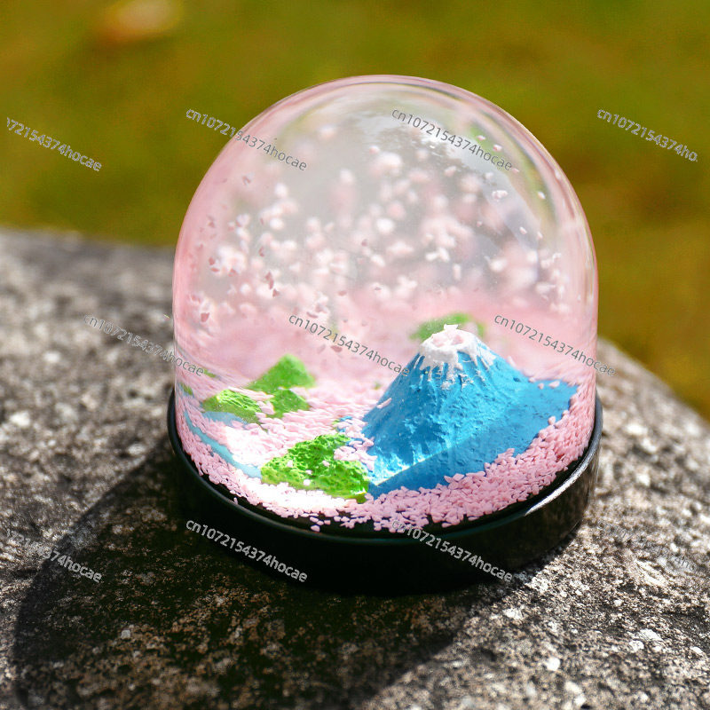 Mount Fuji romantic cherry blo – Snow Globe Musical Bewertung und Preis
