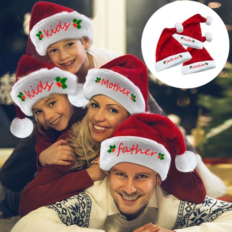 P88A Embroidery Christmas Sant – Santa Hat Plush Bewertung und Preis