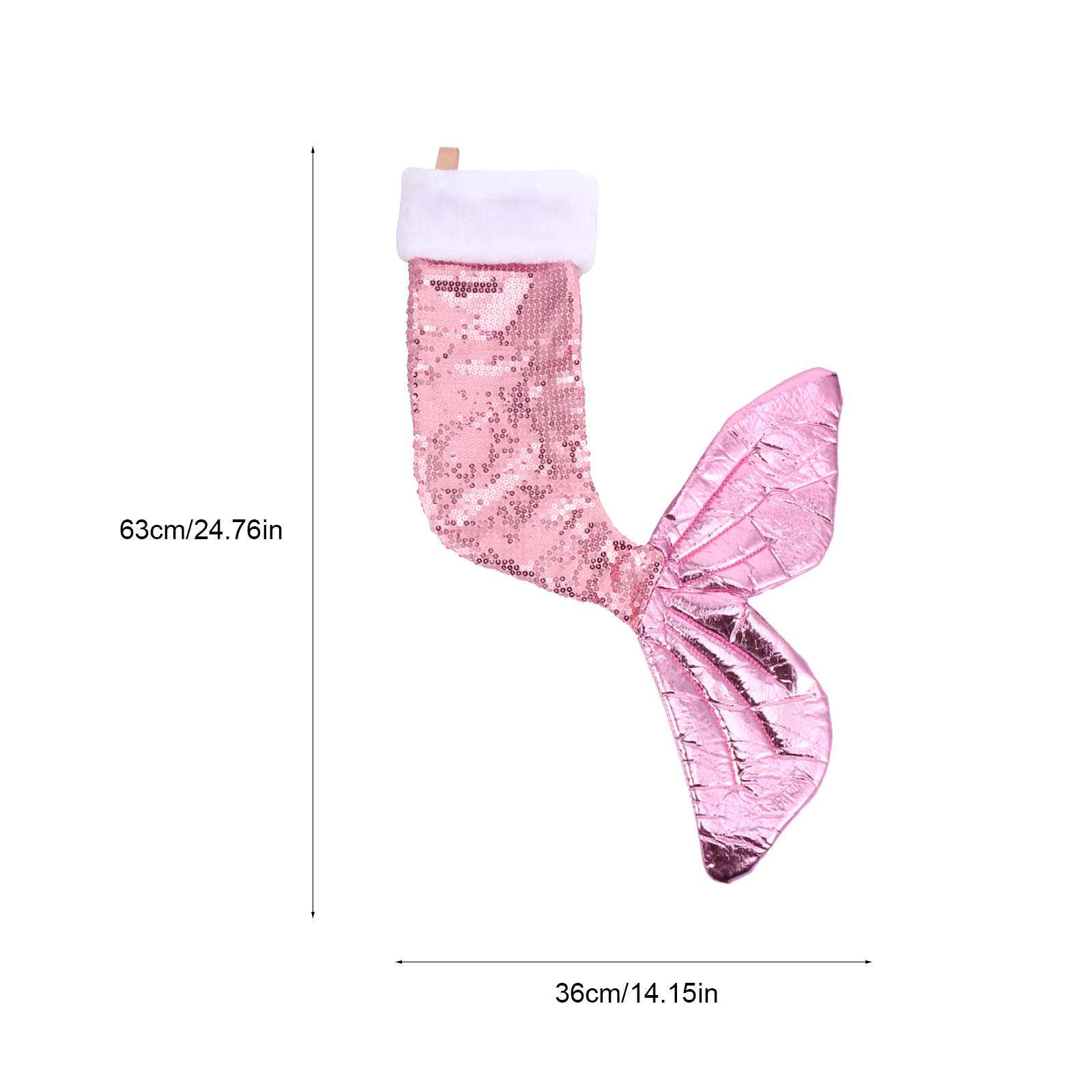 Sequins Mermaid Tail Stocking  – Christmas Stocking Hanging Bewertung und Preis