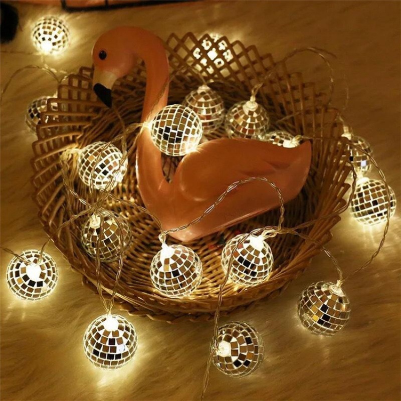1.5m LED Mirror Ball String Li – Led Fairy String Lights Bewertung und Preis
