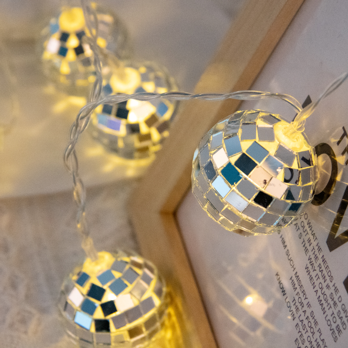 1.5m LED Mirror Ball String Li – Led Fairy String Lights Bewertung und Preis