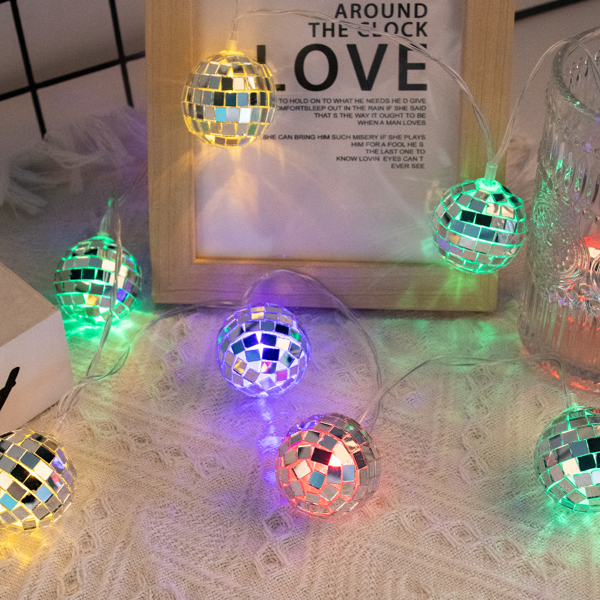 1.5m LED Mirror Ball String Li – Led Fairy String Lights Bewertung und Preis