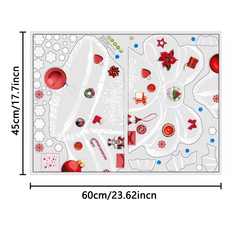 Christmas Stickers Snowflake T – Snowflake Window Decal Bewertung und Preis
