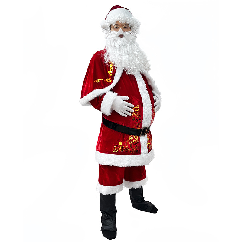 Santa Claus Costume Adult Men  – Elf Costume Christmas Bewertung und Preis