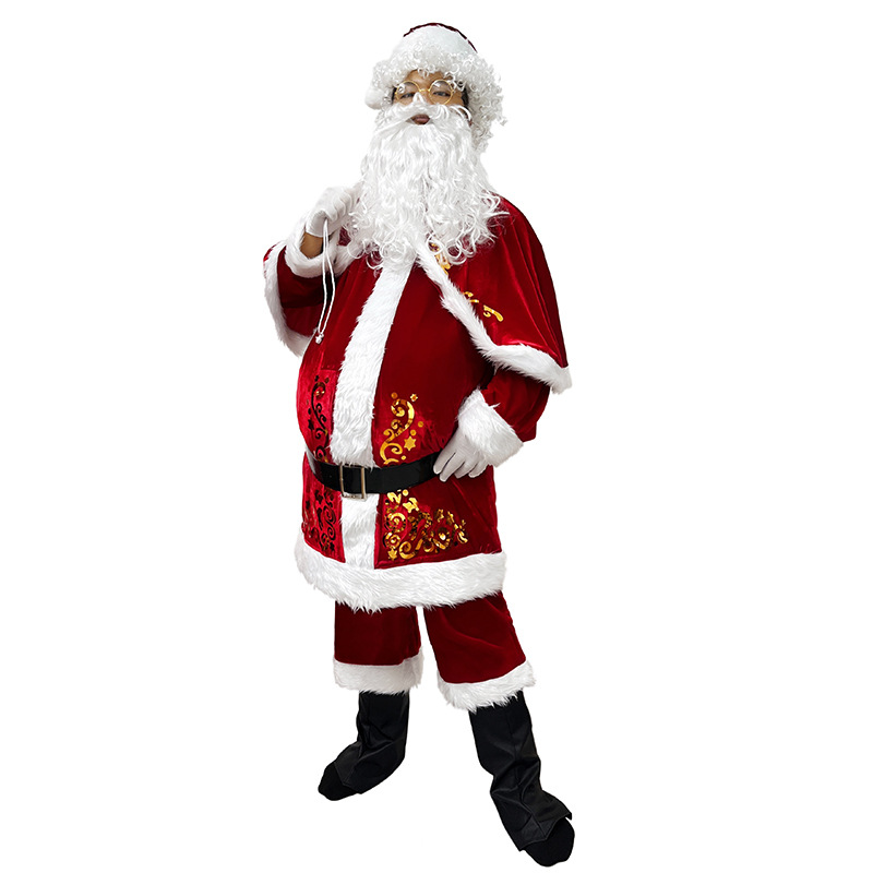 Santa Claus Costume Adult Men  – Elf Costume Christmas Bewertung und Preis