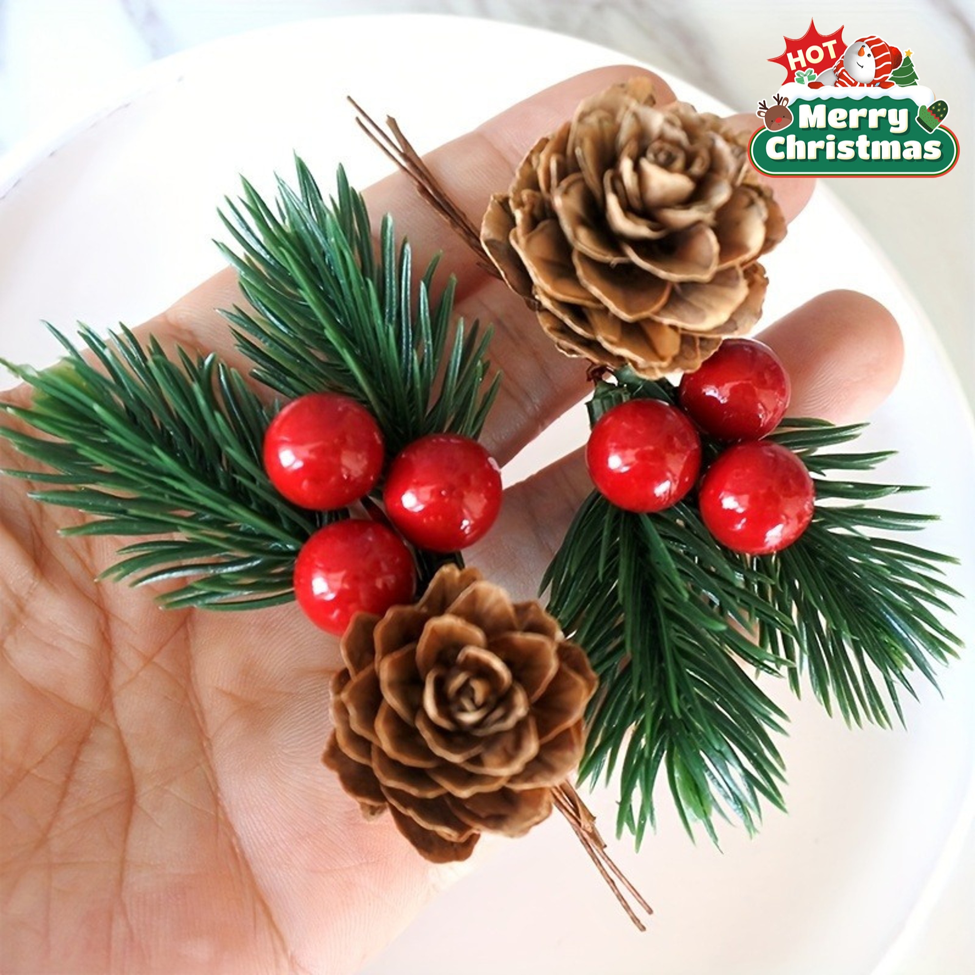 10pcs Set of Artificial Pine C – Christmas Tree Artificial Bewertung und Preis