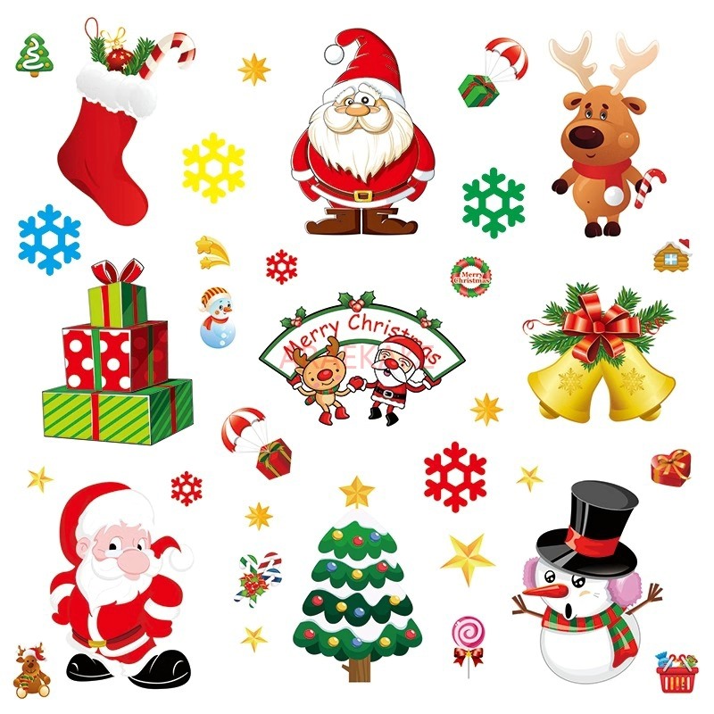 1PCS Removable Christmas Stati – Snowflake Window Decal Bewertung und Preis