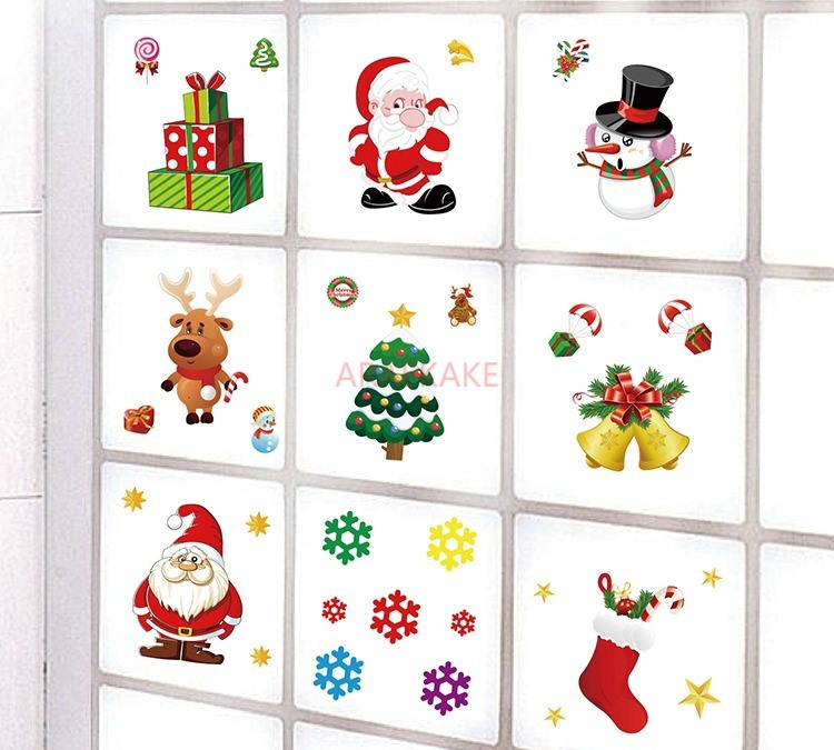 1PCS Removable Christmas Stati – Snowflake Window Decal Bewertung und Preis