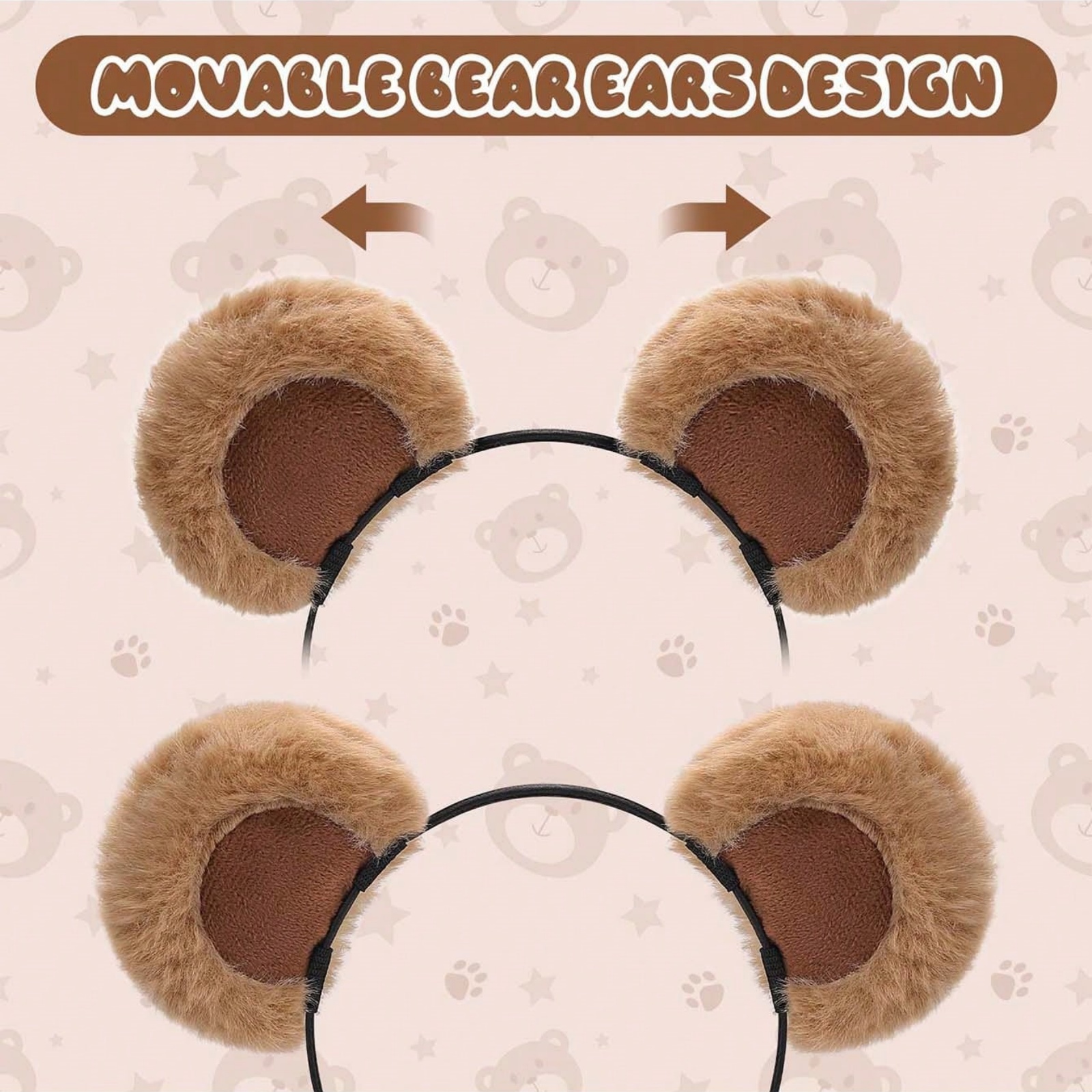 1pc Valentine's Day Brown Bear – Reindeer Antlers Headband Bewertung und Preis