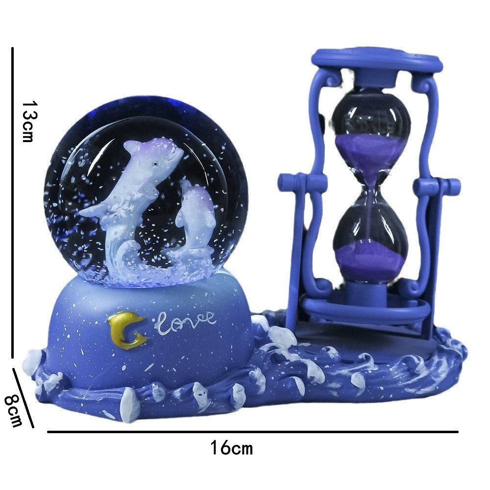 Dolphin Hourglass Timer Crysta – Snow Globe Musical Bewertung und Preis