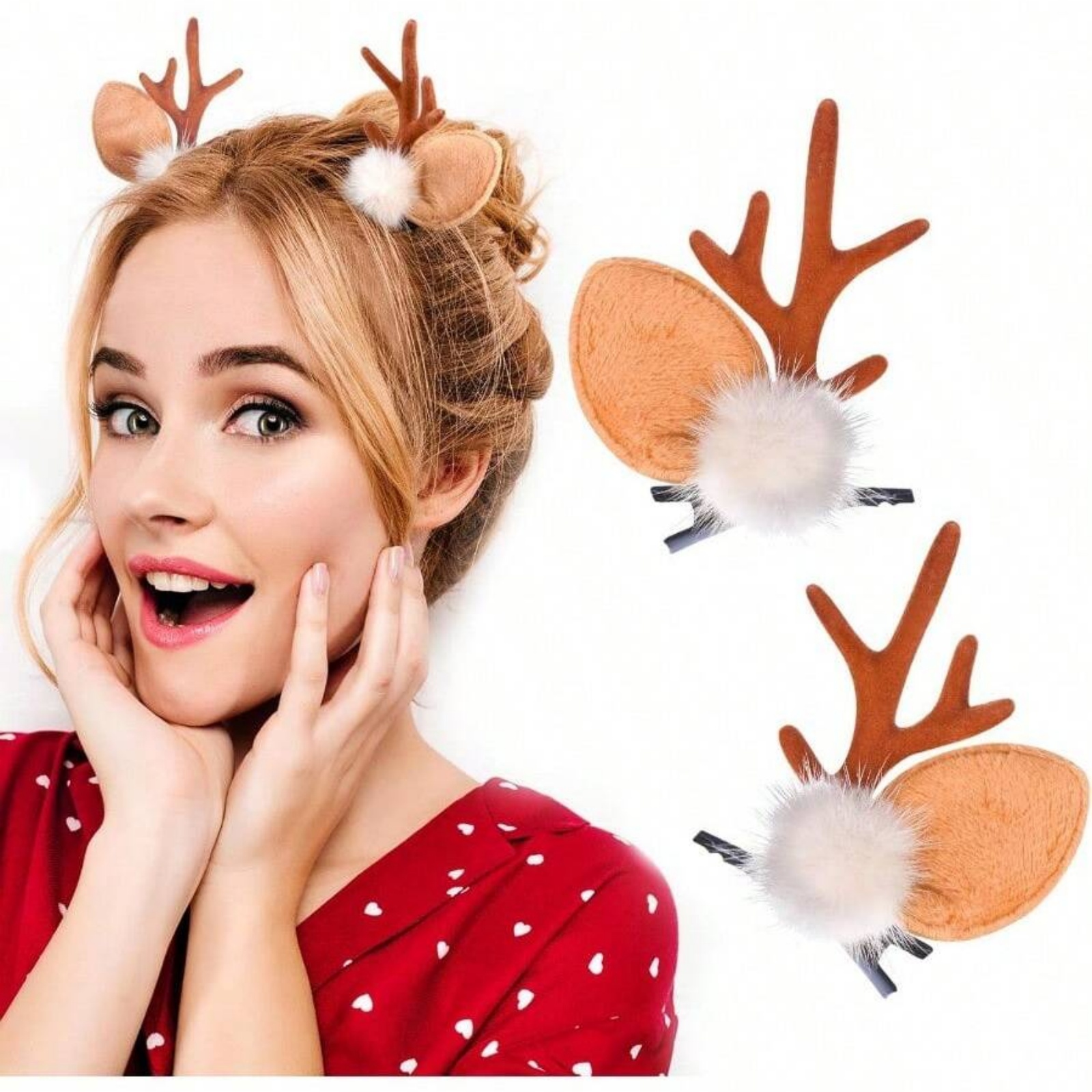 2pcs Christmas Reindeer Antler – Reindeer Antlers Headband Bewertung und Preis