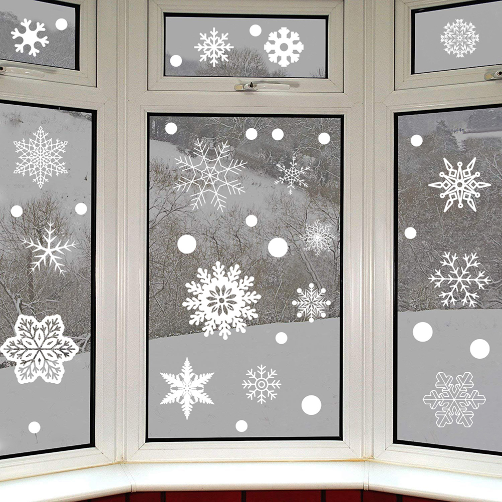 37PCS Gift Xmas Festival Suppl – Snowflake Window Decal Bewertung und Preis