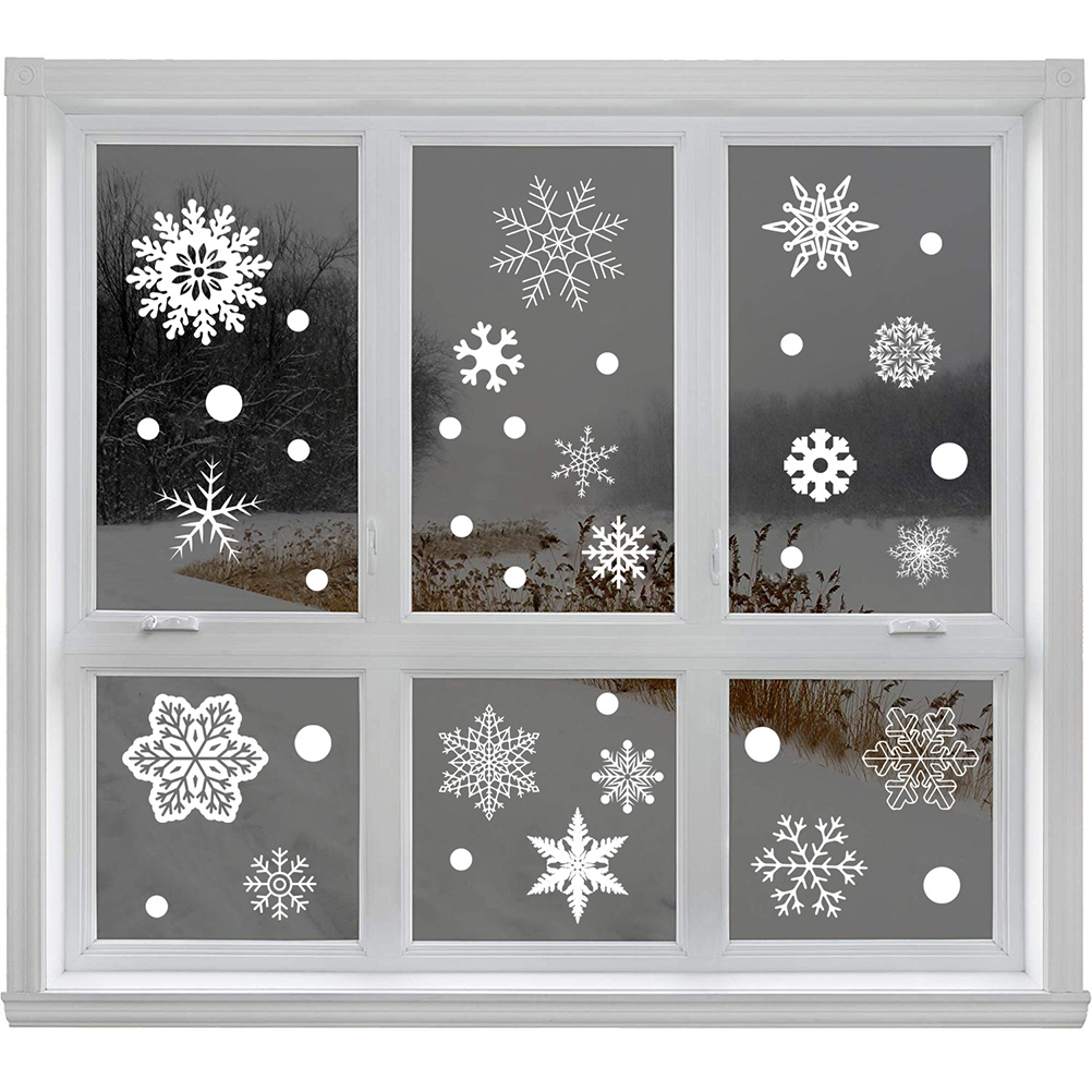 37PCS Gift Xmas Festival Suppl – Snowflake Window Decal Bewertung und Preis