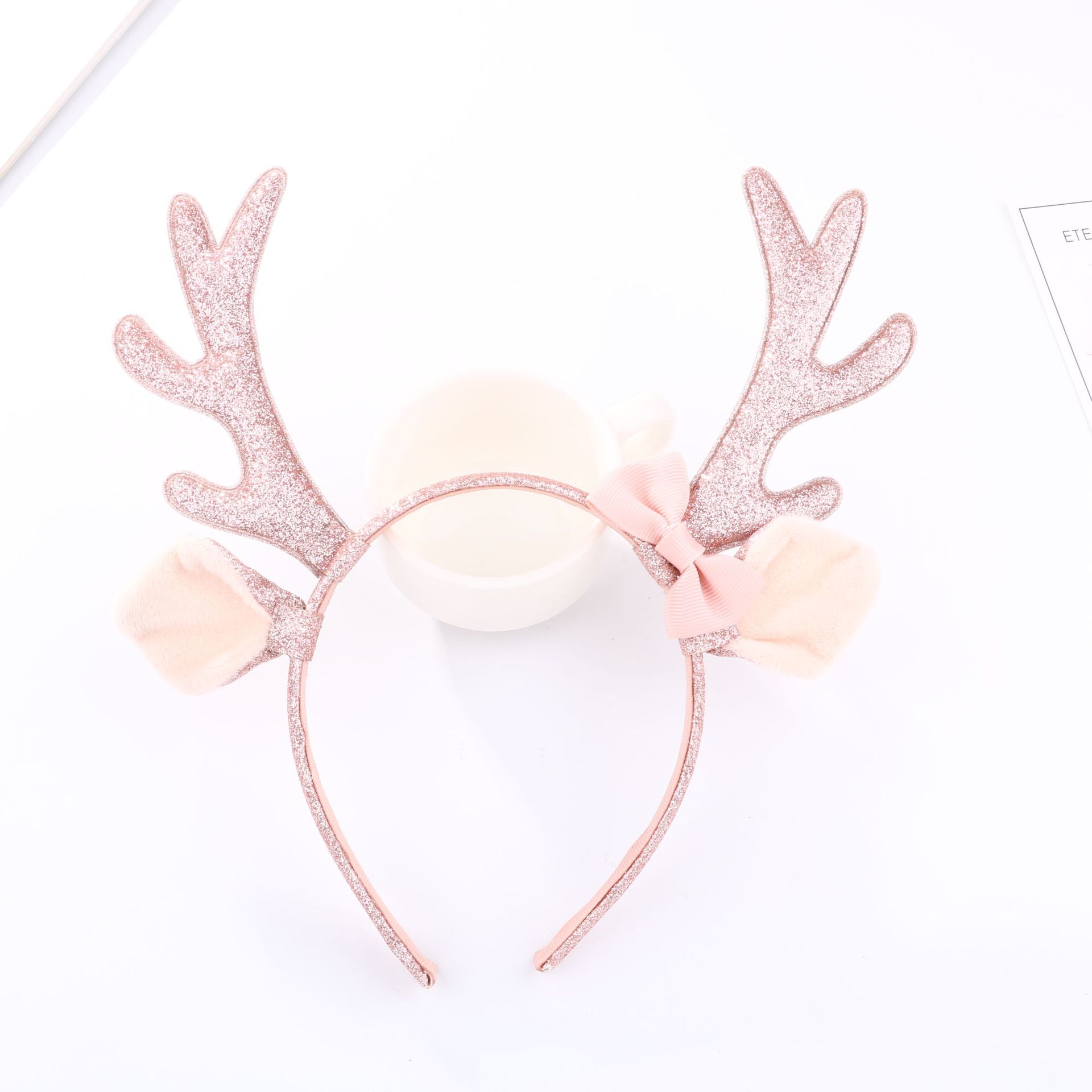 Cute Pink Glitter Reindeer Ant – Reindeer Antlers Headband Bewertung und Preis