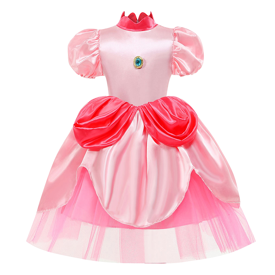 2026 Summer Girls Pink Peach P – Elf Costume Christmas Bewertung und Preis