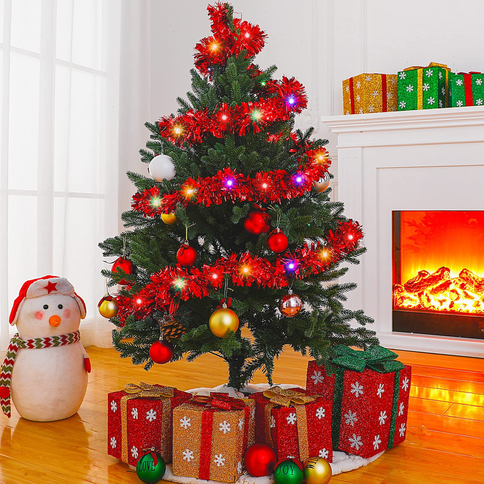 1/3pcs 5M Christmas Tinsel Gar – Tinsel Garland Decoration Bewertung und Preis