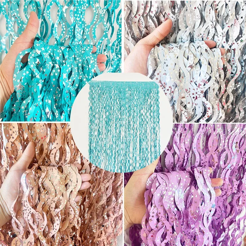 1X2M Star Colorful Rain Tinsel – Tinsel Garland Decoration Bewertung und Preis