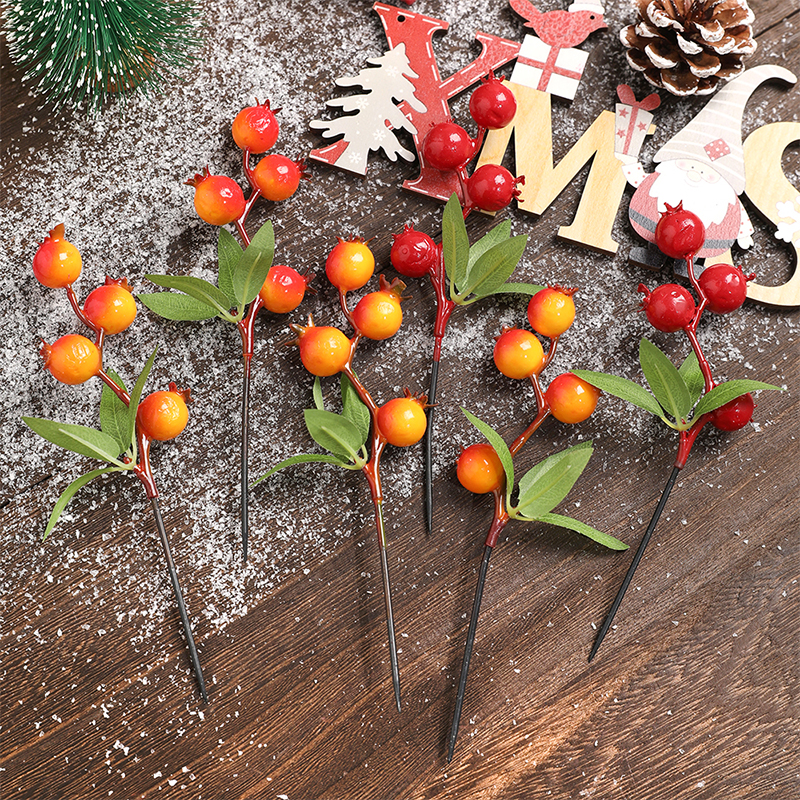 4/8Pcs 18cm Christmas Decorati – Christmas Wreath Fake Bewertung und Preis