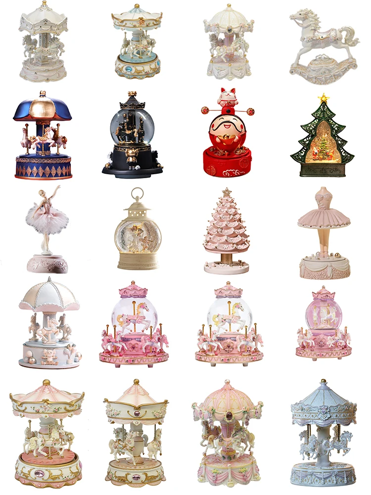 Carousel Music Box Snow Ball M – Snow Globe Musical Bewertung und Preis