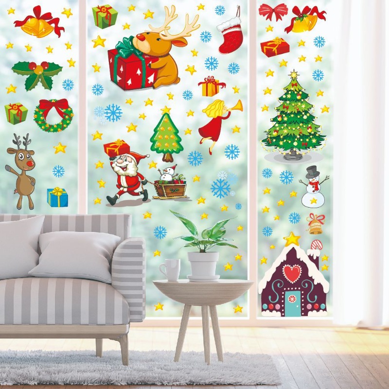 4pcs PVC Christmas Snowflake W – Snowflake Window Decal Bewertung und Preis