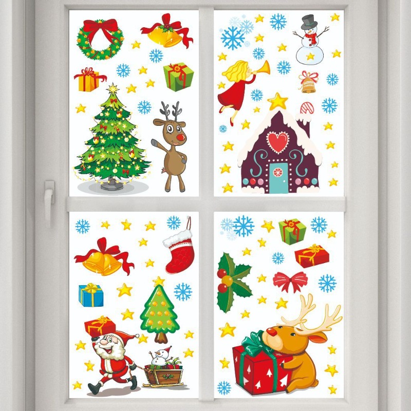 4pcs PVC Christmas Snowflake W – Snowflake Window Decal Bewertung und Preis