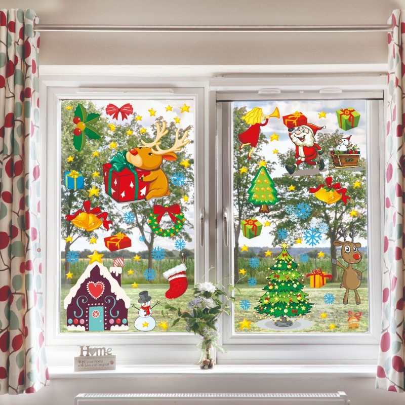 4pcs PVC Christmas Snowflake W – Snowflake Window Decal Bewertung und Preis