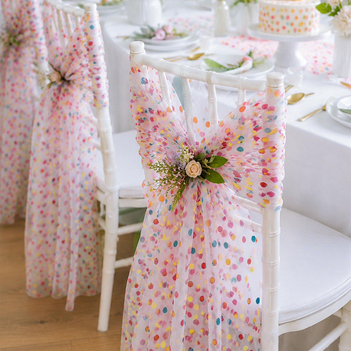 Colorful Dot Gauze Table Runne – Christmas Table Runner Bewertung und Preis