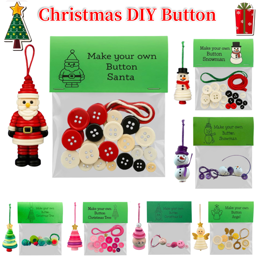 DIY Button Snowman Ornament Ki – Christmas Stocking Hanging Bewertung und Preis