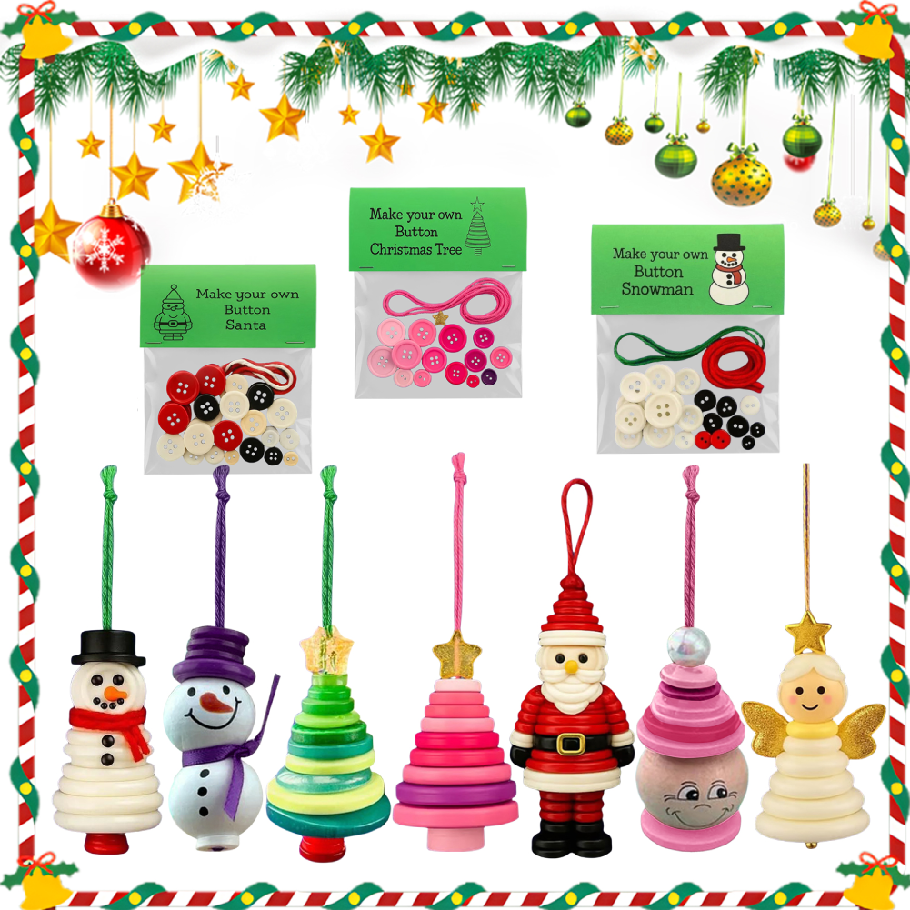 DIY Button Snowman Ornament Ki – Christmas Stocking Hanging Bewertung und Preis