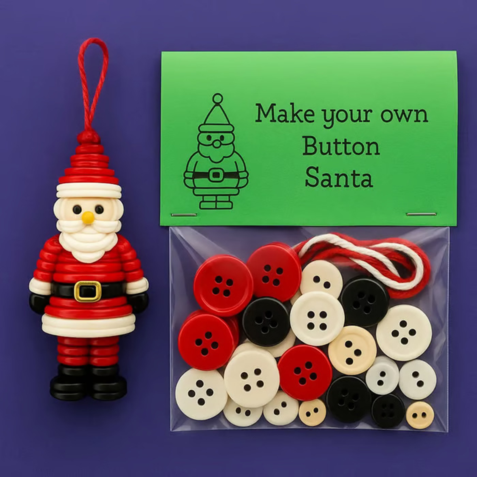 DIY Button Snowman Ornament Ki – Christmas Stocking Hanging Bewertung und Preis