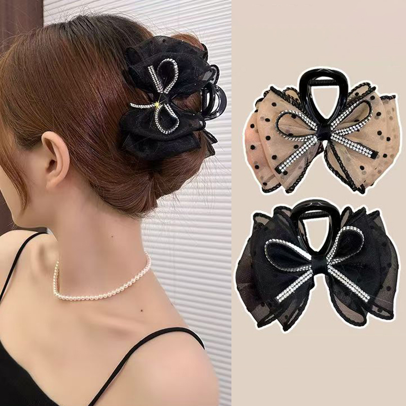 New Elegant Mesh Bow Hair Clip – Ribbon Bow Gift Bewertung und Preis