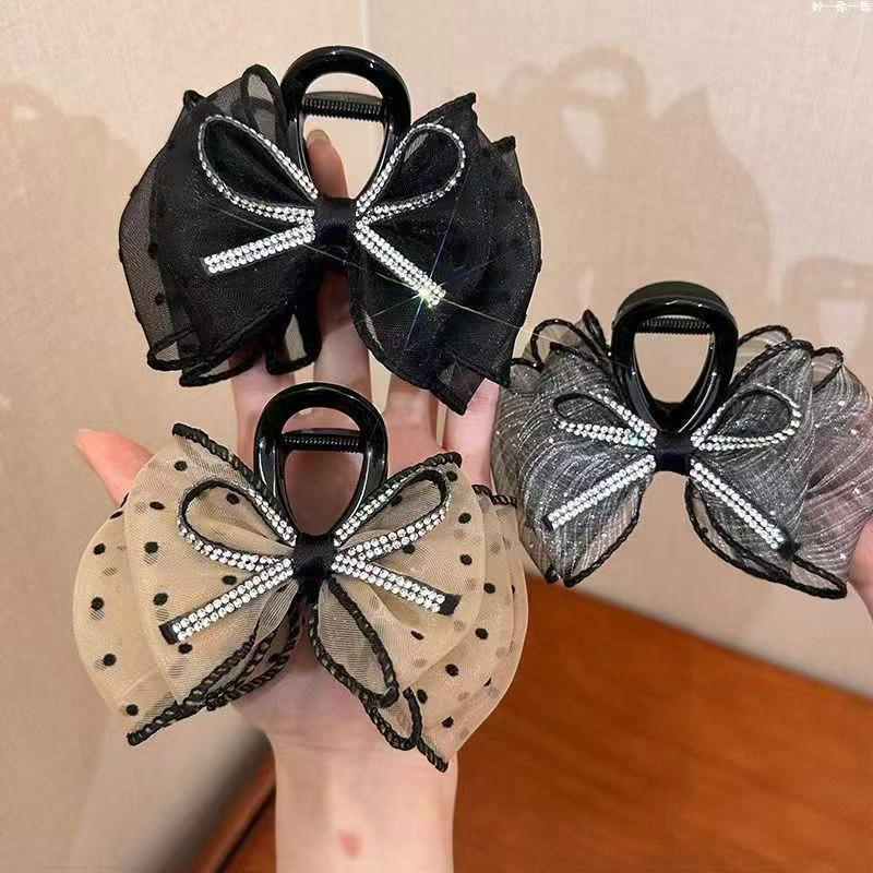 New Elegant Mesh Bow Hair Clip – Ribbon Bow Gift Bewertung und Preis