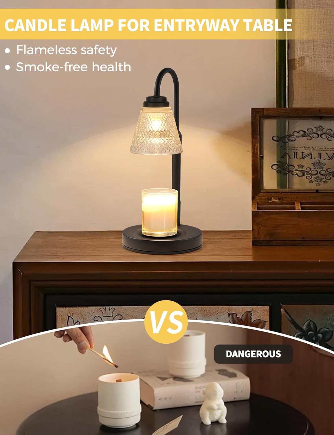 Candle Warmer Lamp with Timer  – Holiday Candle Set Bewertung und Preis