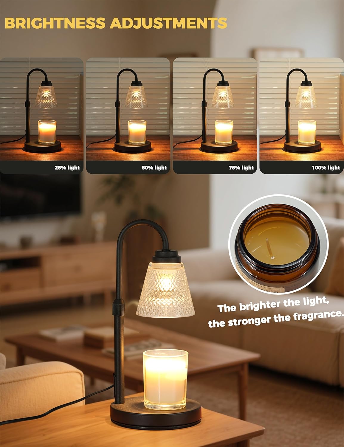 Candle Warmer Lamp with Timer  – Holiday Candle Set Bewertung und Preis