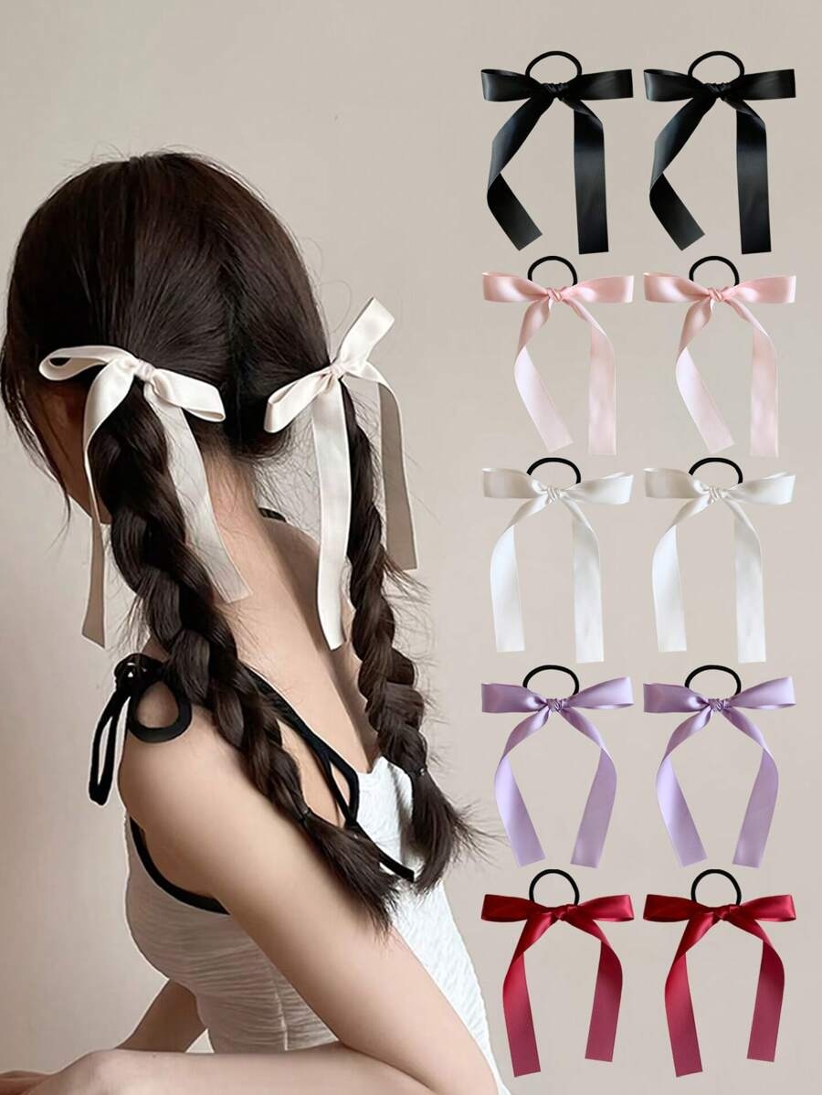 2pcs/set women's fashion multi – Ribbon Bow Gift Bewertung und Preis