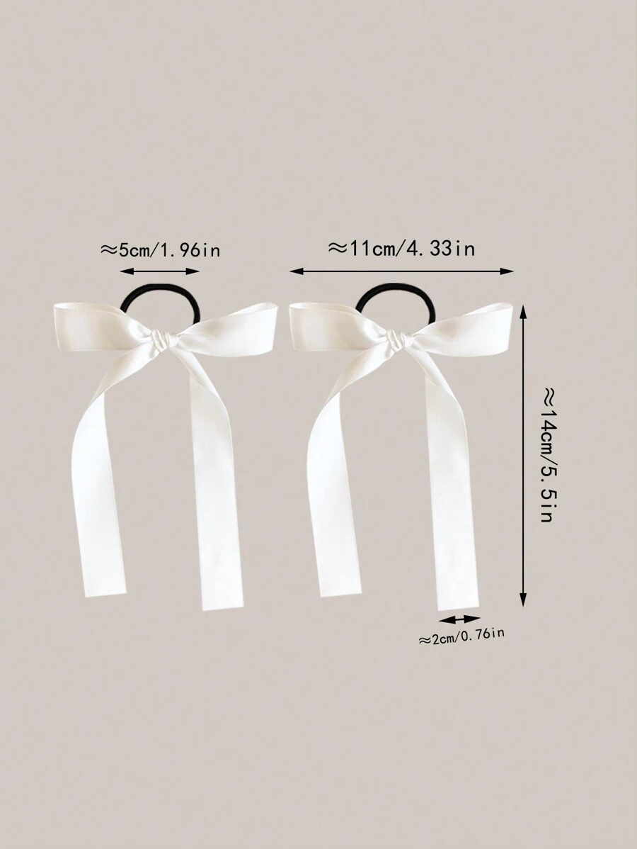 2pcs/set women's fashion multi – Ribbon Bow Gift Bewertung und Preis