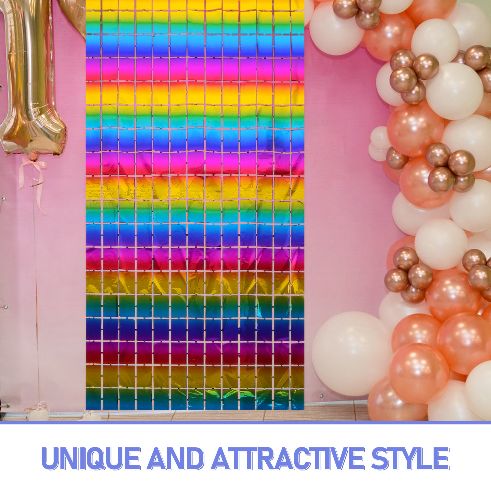 Square Tinsel Door Curtain Rai – Tinsel Garland Decoration Bewertung und Preis