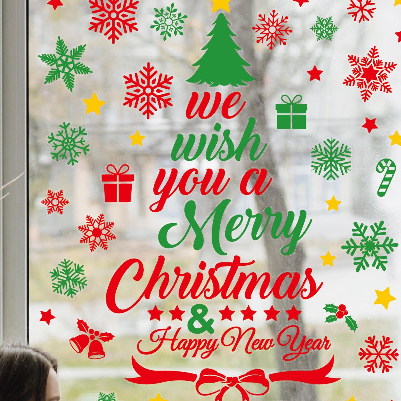 3 Pieces Christmas wall sticke – Snowflake Window Decal Bewertung und Preis