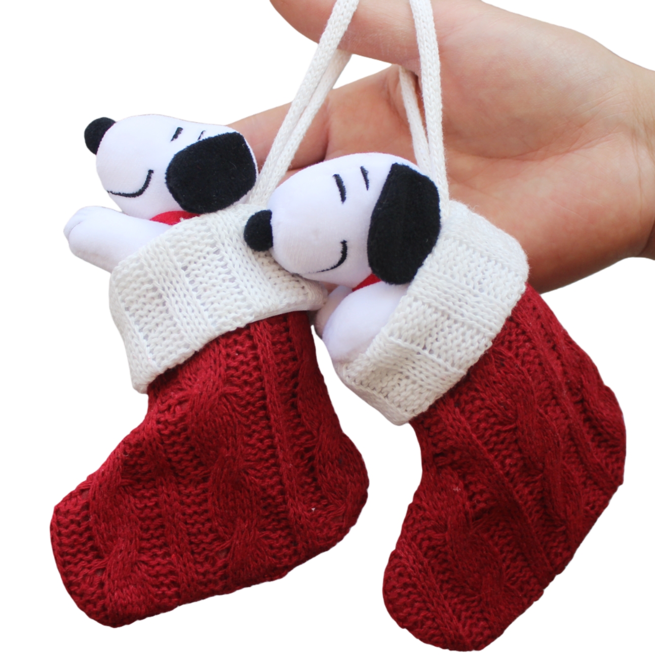 6piece 15CM Peanuts Christmas  – Christmas Stocking Hanging Bewertung und Preis
