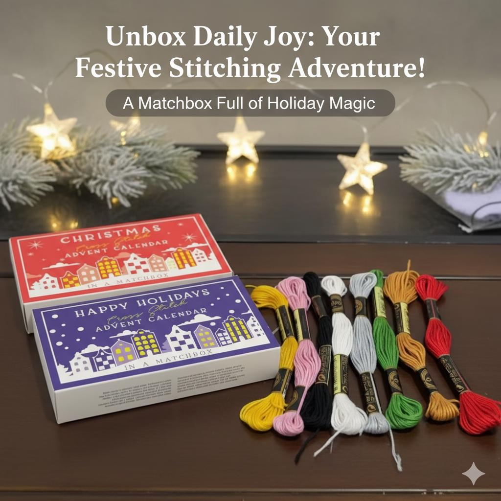 24 Days Countdown Cross Stitch – Advent Calendar Gift Bewertung und Preis