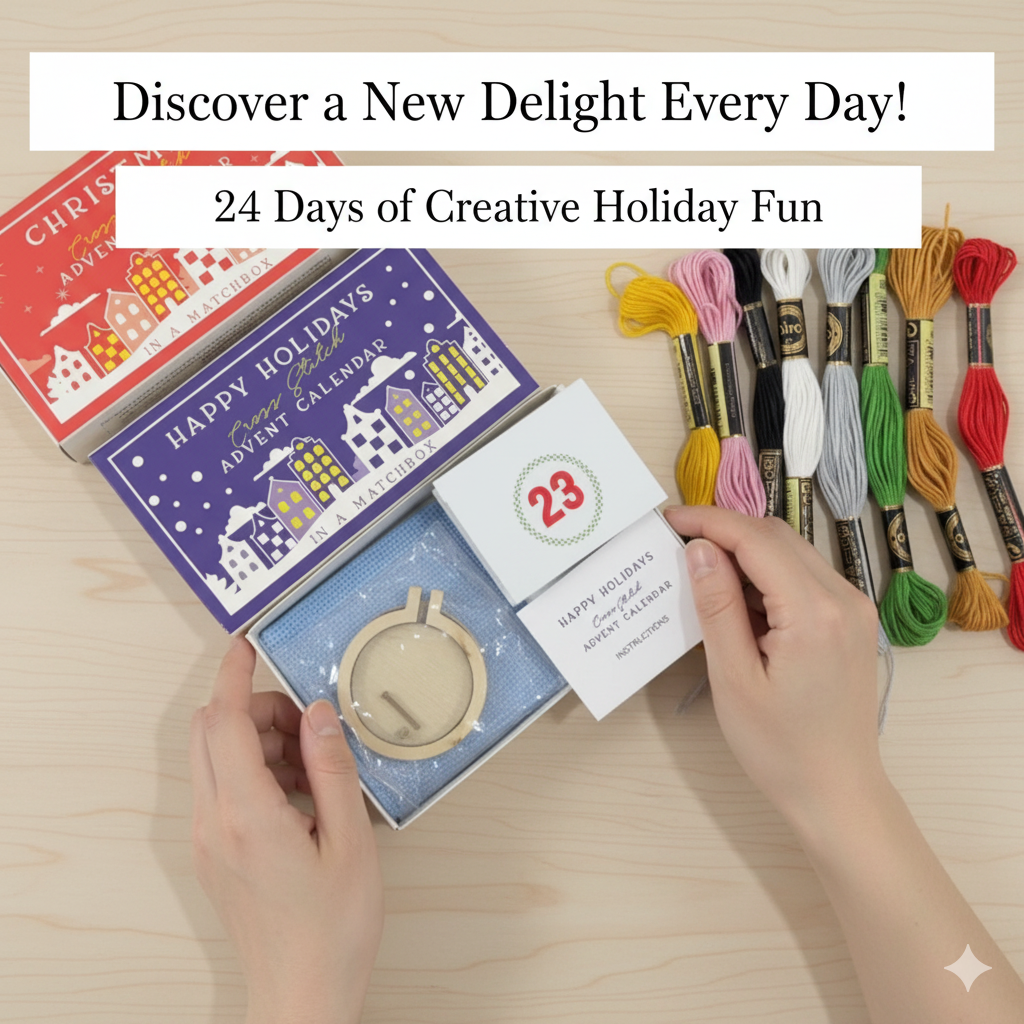 24 Days Countdown Cross Stitch – Advent Calendar Gift Bewertung und Preis