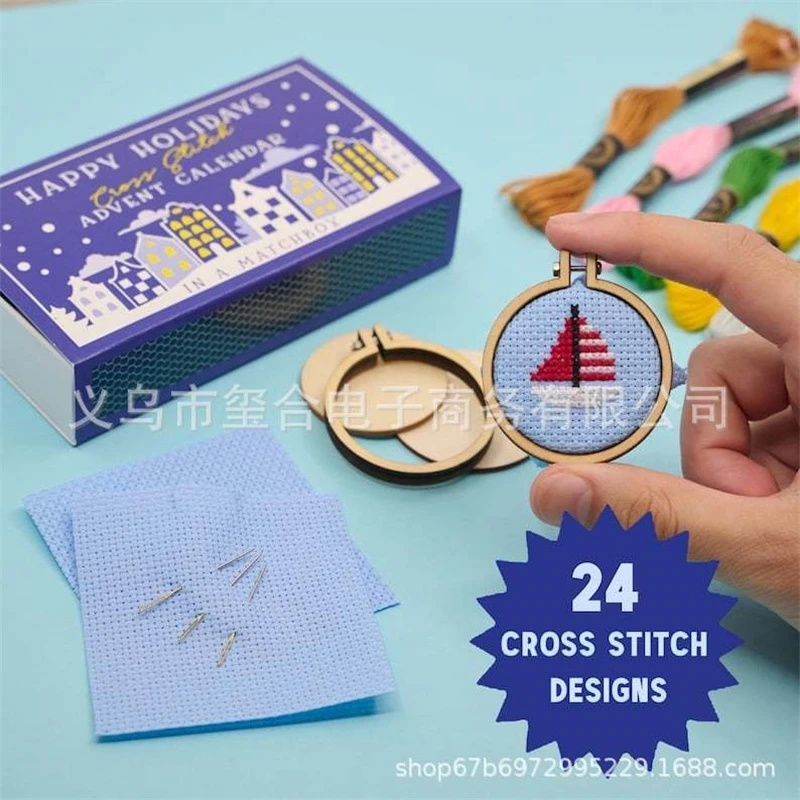 24 Days Countdown Cross Stitch – Advent Calendar Gift Bewertung und Preis